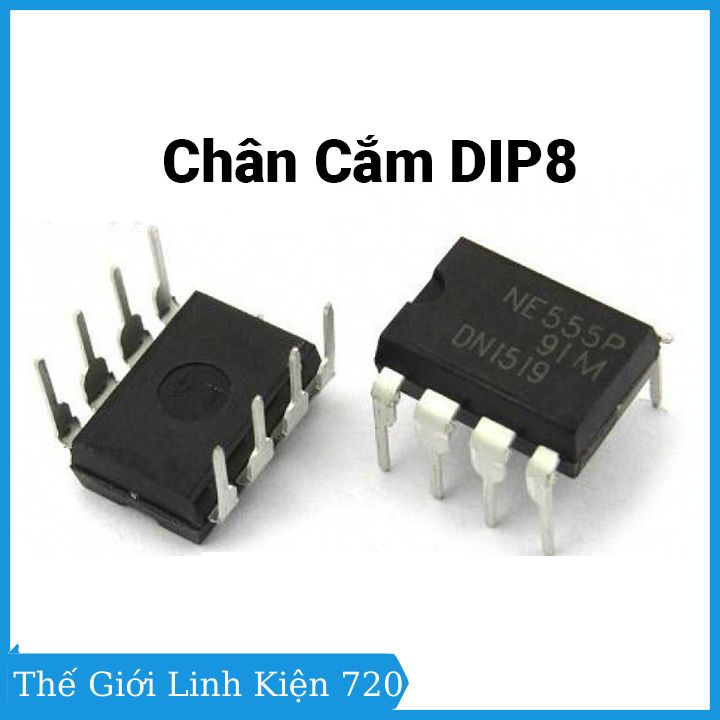 Combo 5 ic tạo xung ne555 dip8