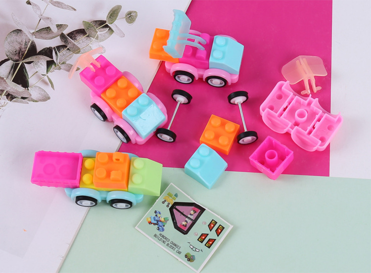 Lego xe mini cho bé, xe lắp ráp mini cho bé tập chơi