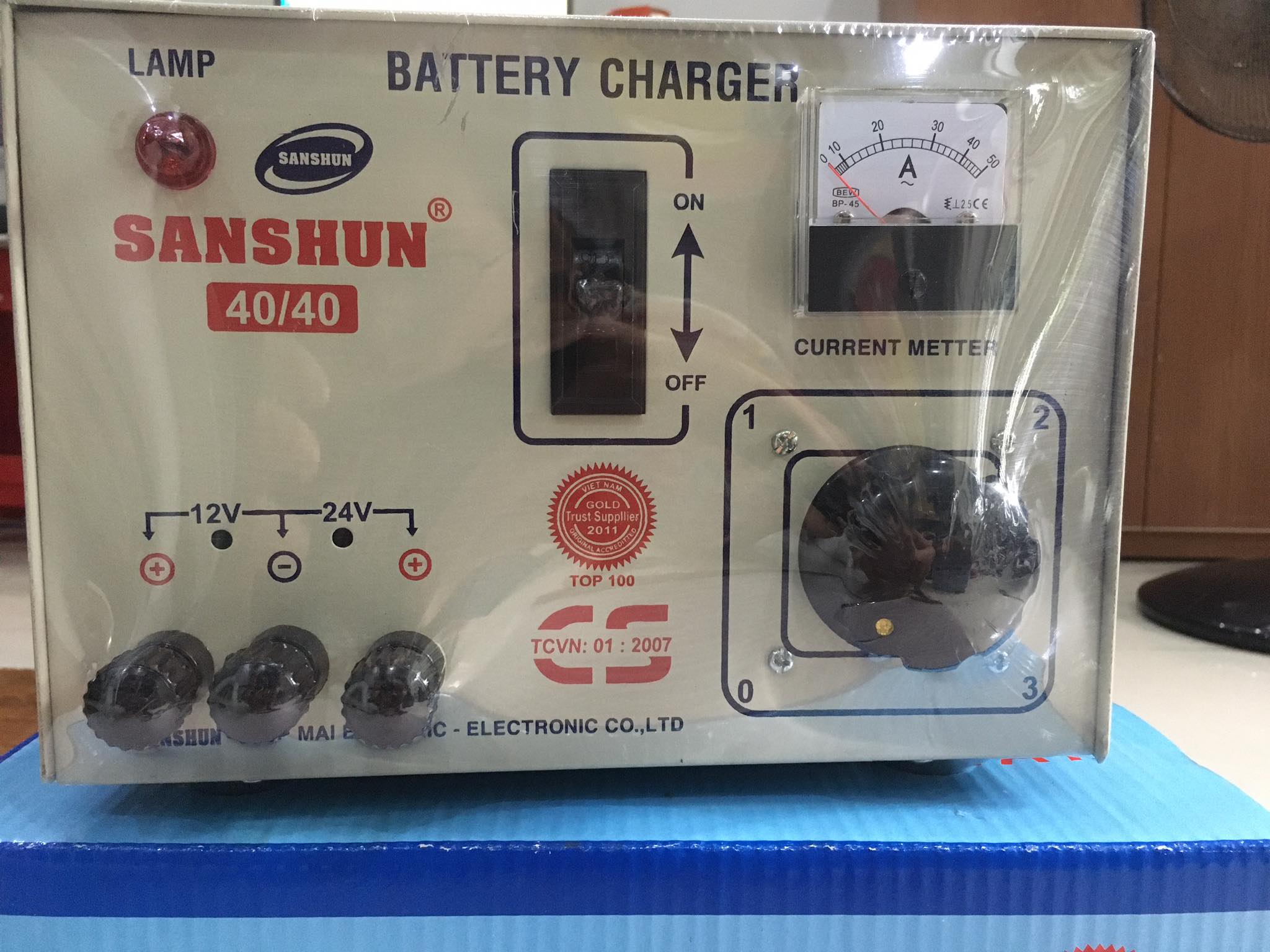 [HCM]Máy sạc bình ắc quy Sanshun 40Ah - 3HT ( bỏ chế độ 6v)