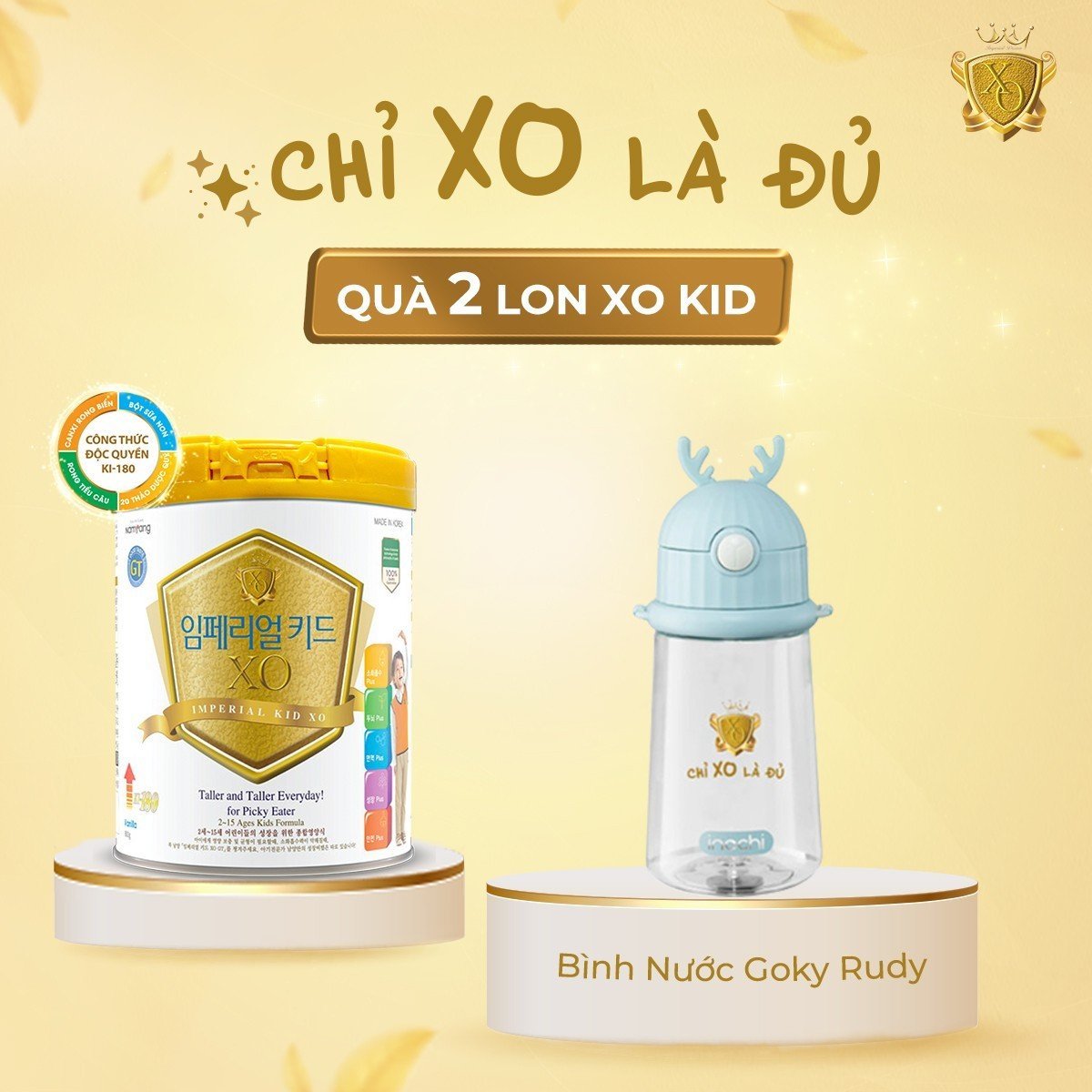 [Quà tặng KHÔNG BÁN] Bình Nước nhựa cho bé Goki Rudy 450ml