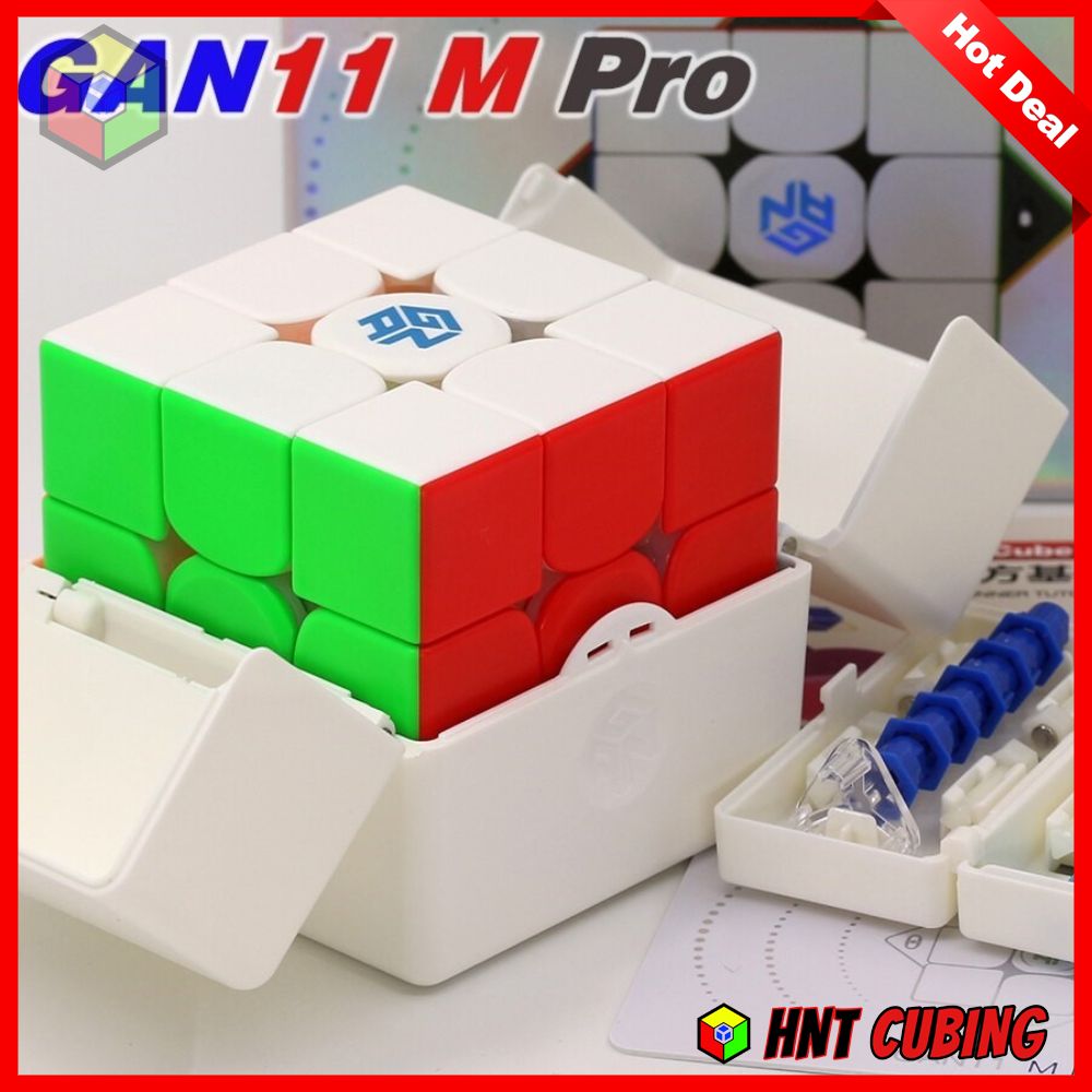 Rubik 3x3 Cao Cấp GAN 11 M Pro Nam Châm Core HNT Cubing