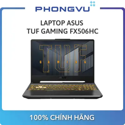 Laptop ASUS TUF Gaming FX506HC (15.6 Full HD / i7-11800H / 8GB / SSD 512GB / RTX 3050 / Win 10) - Bảo hành 24 tháng