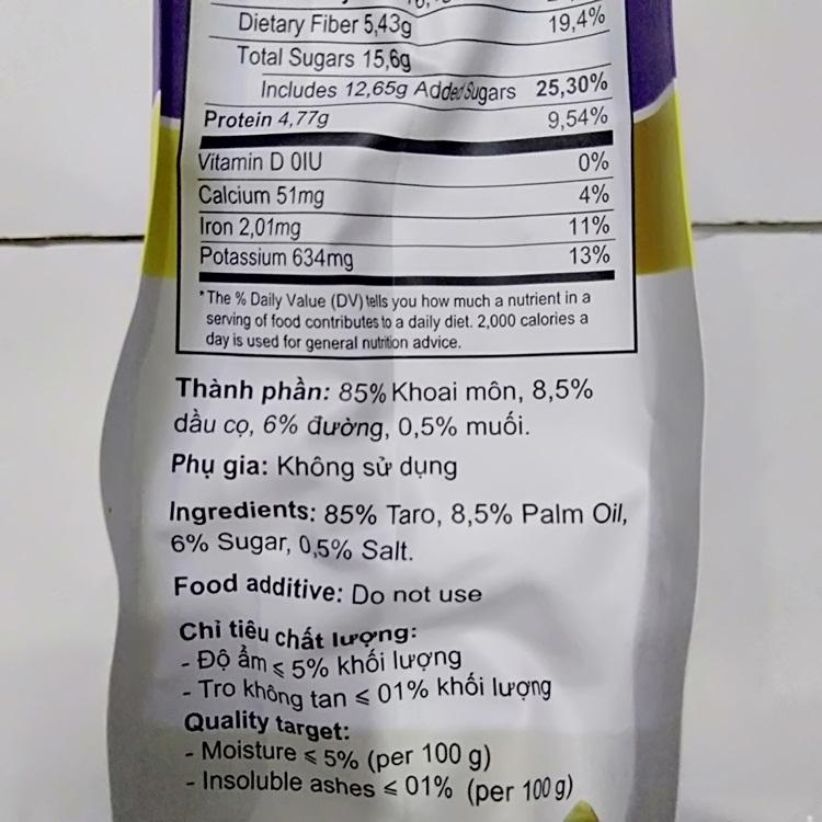 1kg  Khoai môn sấy Huynh Đệ Tề Hùng (2 gói 500g)