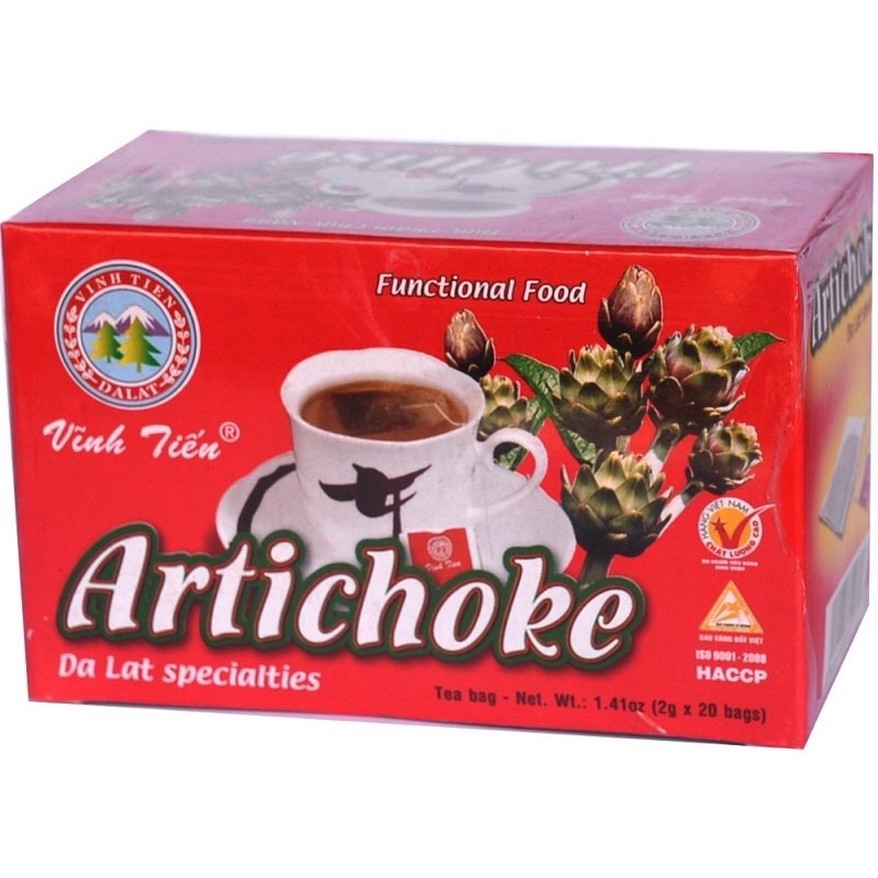 Trà túi lọc artichoke - trà atiso