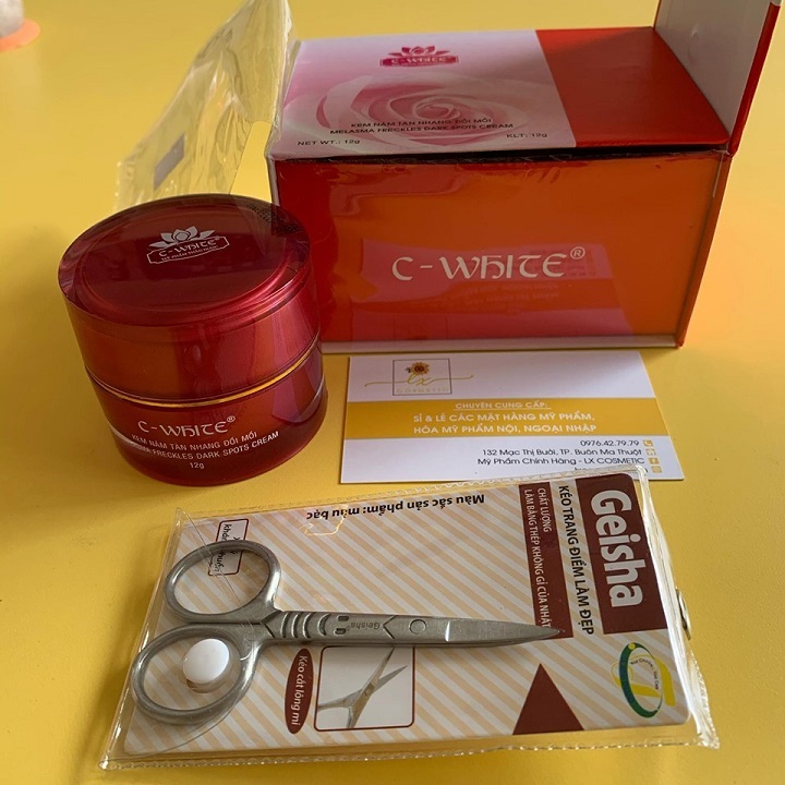 kem c white nám 12g