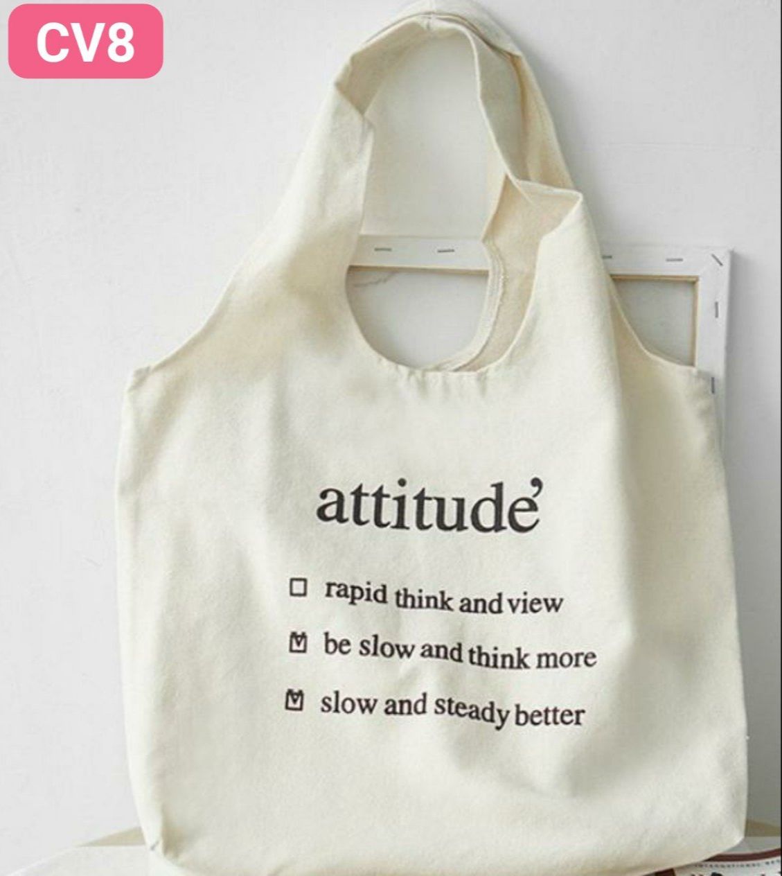 túi tote attitude hàn quốc CV8