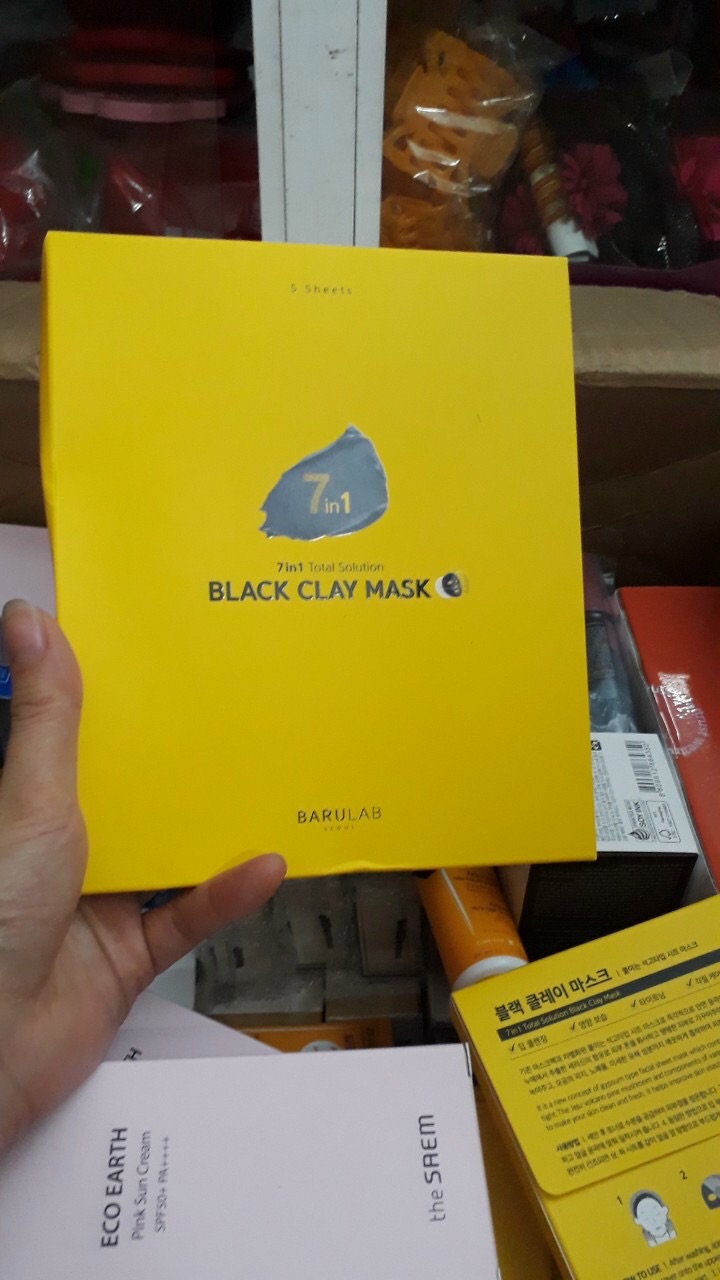 Mặt nạ miếng đất sét Black Clay mask (lẻ 1 miếng)