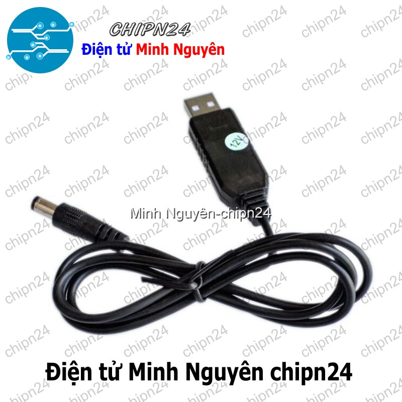 [1 pcs] (P96) Cáp chuyển đổi điện áp từ cổng USB 5V sang 12V - HH004332
