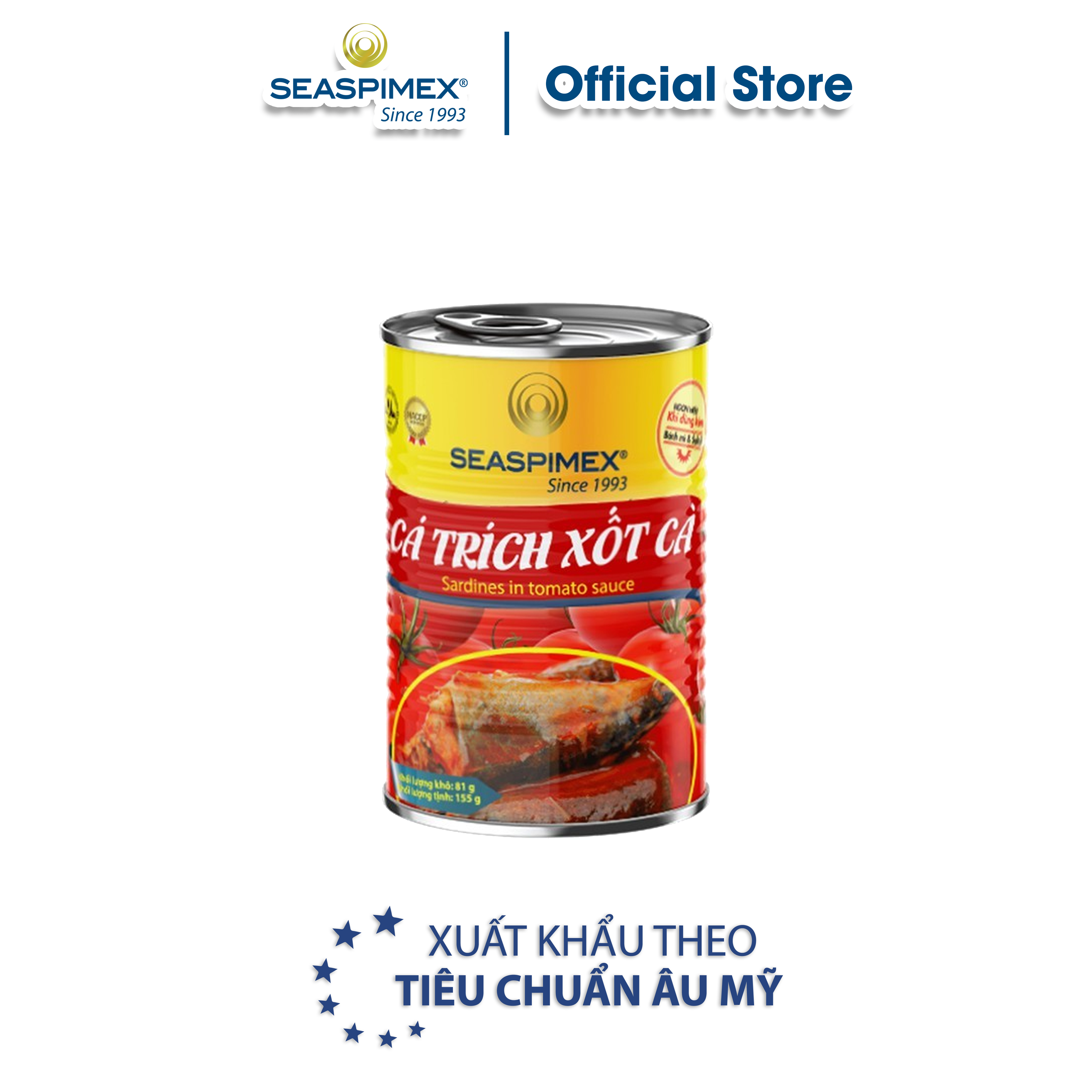 Cá Trích Xốt Cà SEASPIMEX 155gr