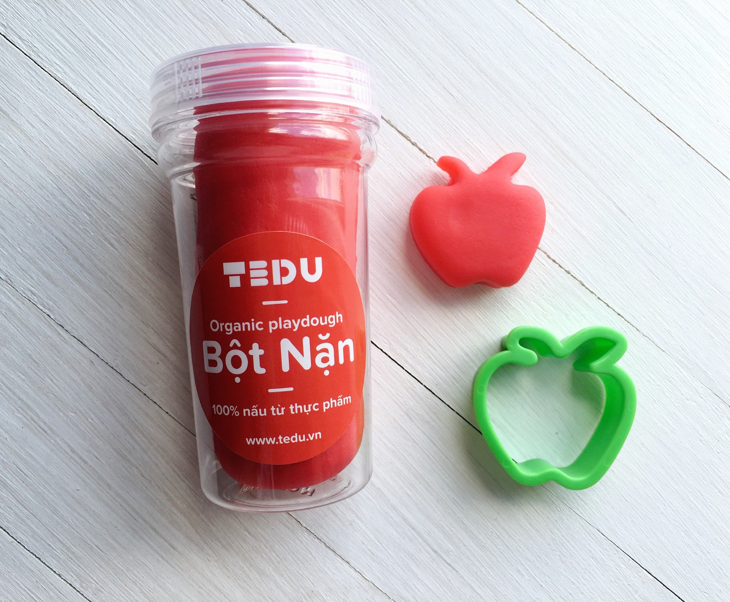 Bột Nặn Đất Nặn An Toàn TEDU (140gr) + Khuôn nhí