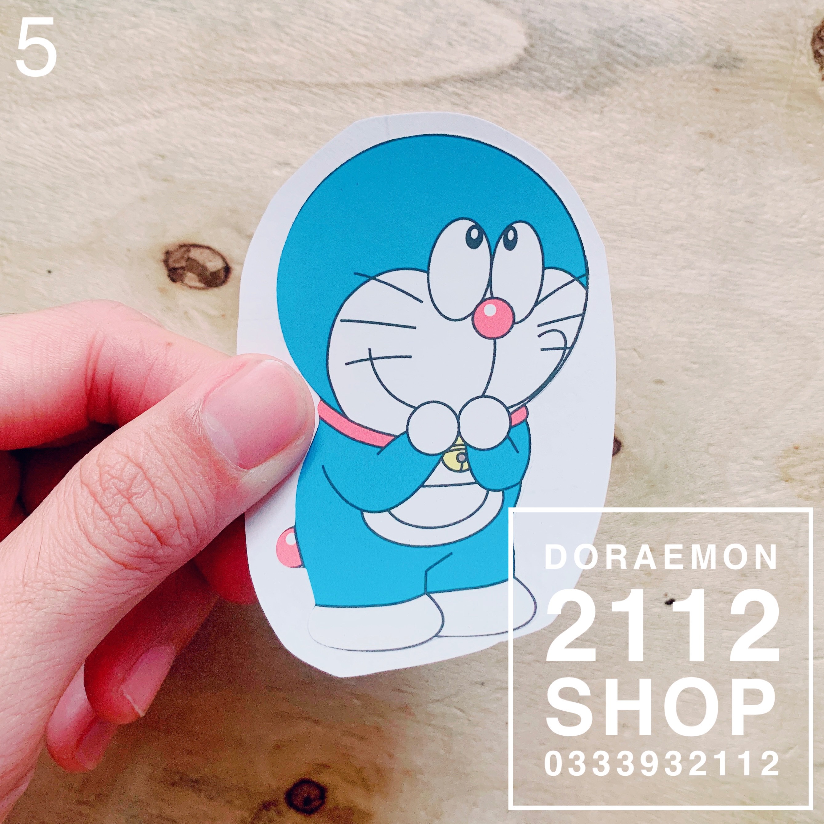 Sticker dán áo - Hình dán ủi áo Doraemon - Tem ủi áo Doraemon (nhiều mẫu)