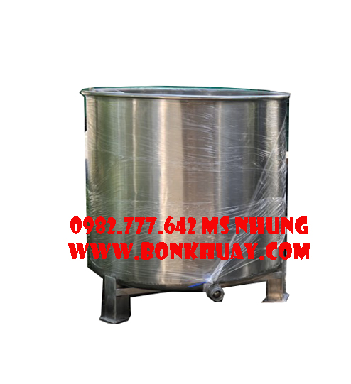 Bồn inox chứa sản phẩm dầy 2 li