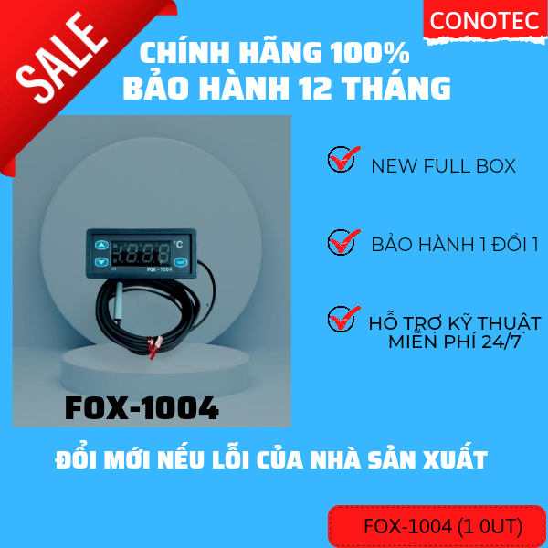 Bộ điều khiển nhiệt độ FOX 1004, DSFOX X10
