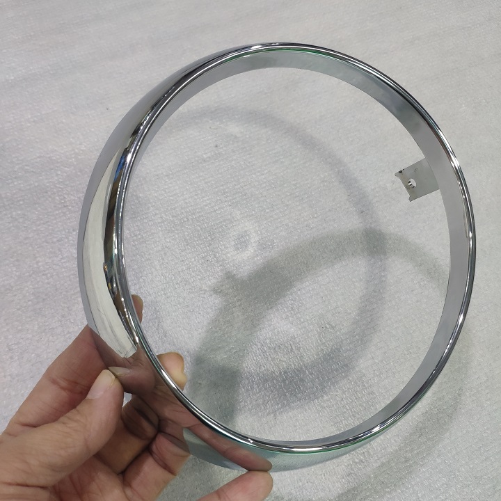 Ốp đèn pha Vespa Primavera [ SALE ] màu TRẮNG mạ crom sáng bóng