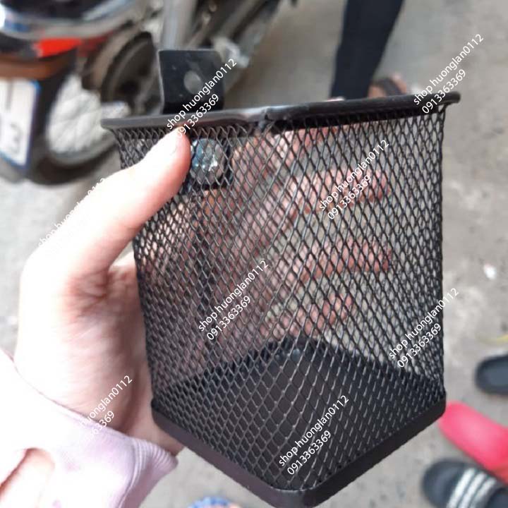 Rổ cạnh xe máy giỏ tròn, vuông giá 1 chiếc