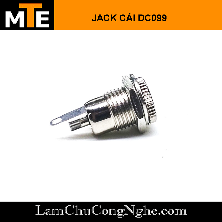 Jack nguồn DC 5.5x2.1 Cái Jack DC cái tròn DC-099
