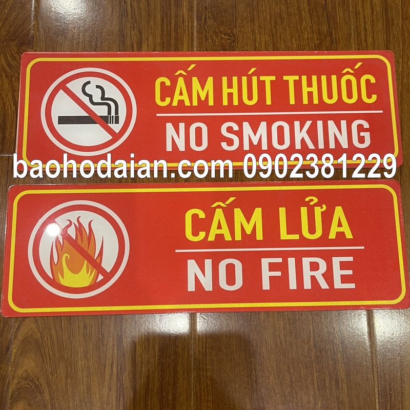 Bộ nội quy tiêu lệnh pccc mica dán decal - 2022
