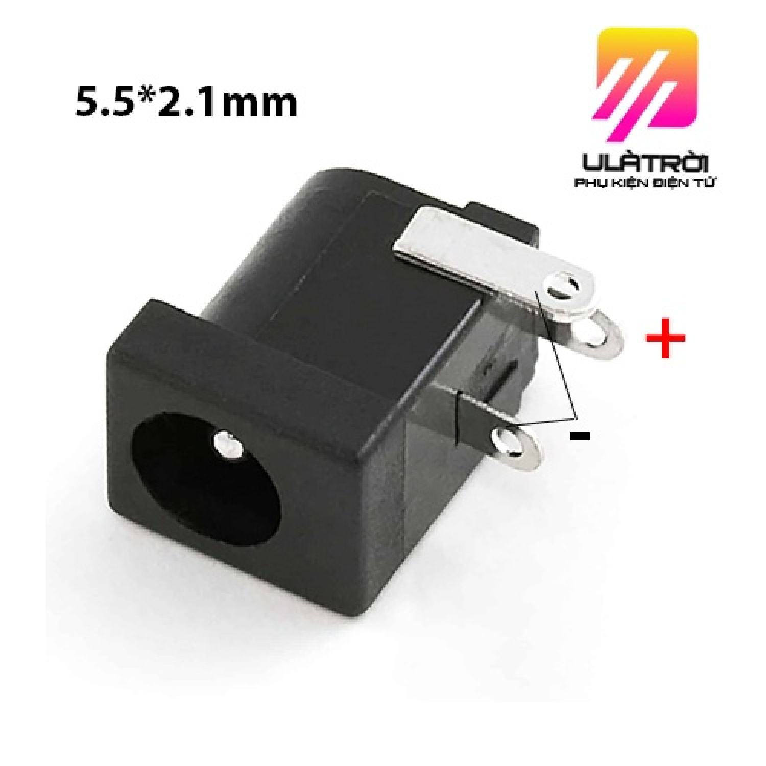 Đầu Jack Nguồn DC 5.5x2.1mm (Đực,Cái)