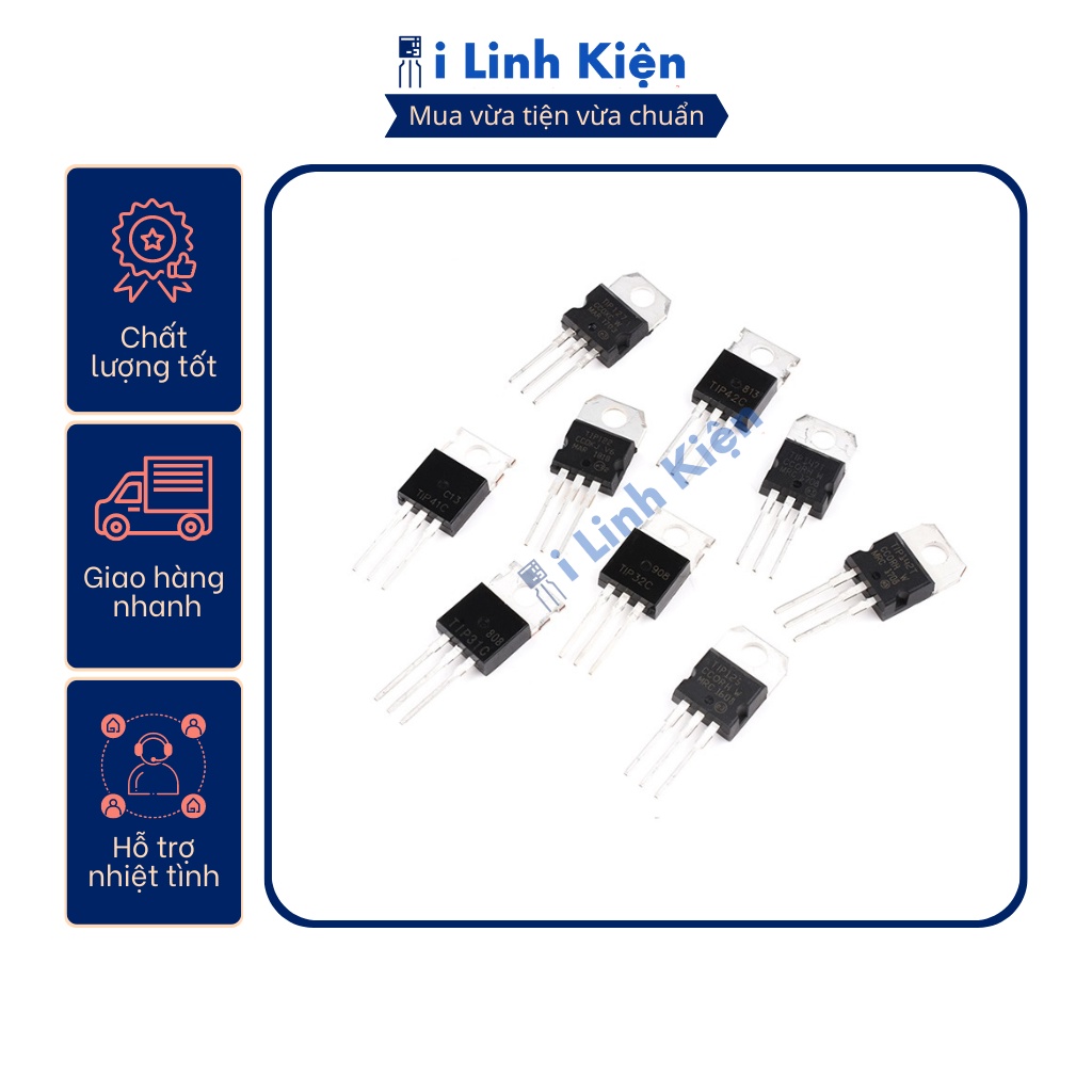 TIP41C TIP42C Transistor 6A 100V chất lượng cao.