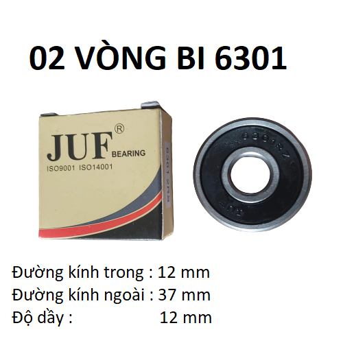 10 Vòng bi 6301 JUF