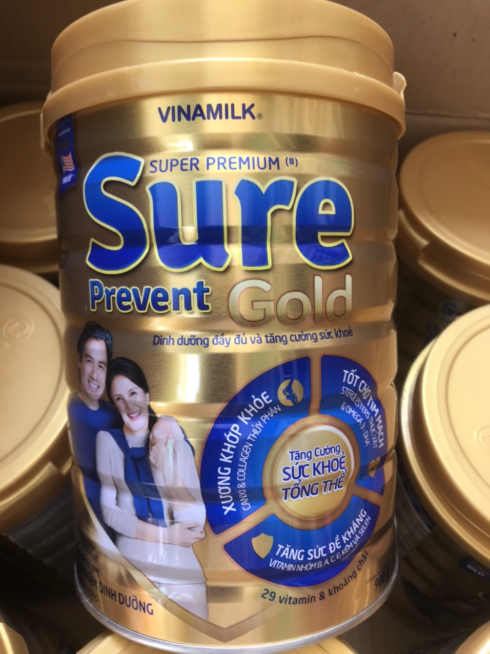 Sữa Sure Prevent Vinamilk 900g date mới 2024