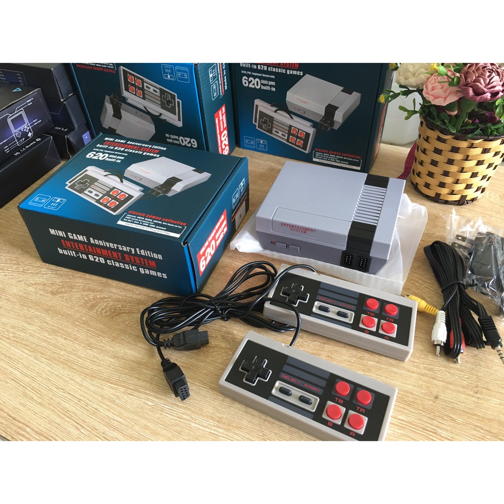 Máy Chơi Game Cổ Điển Nes Classic 620 Trò Chơi