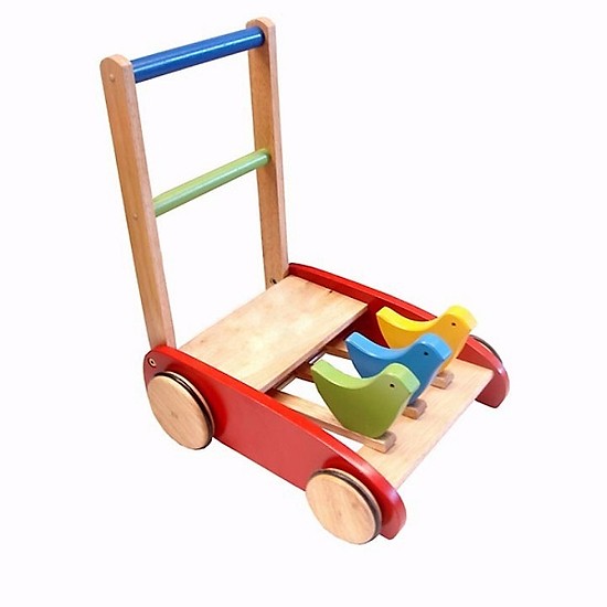 Xe tập đi bằng gỗ 3 con chim