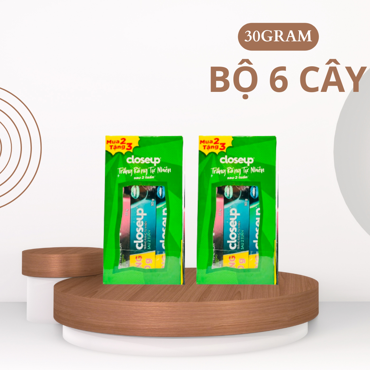 [CHỌN THEO SỐ LƯỢNG] COMBO 9 TUYP, 6 TUYP, 3TUYP KEM ĐÁNH RĂNG CLOSEUP 30G ( HỘP 3 TUYP)
