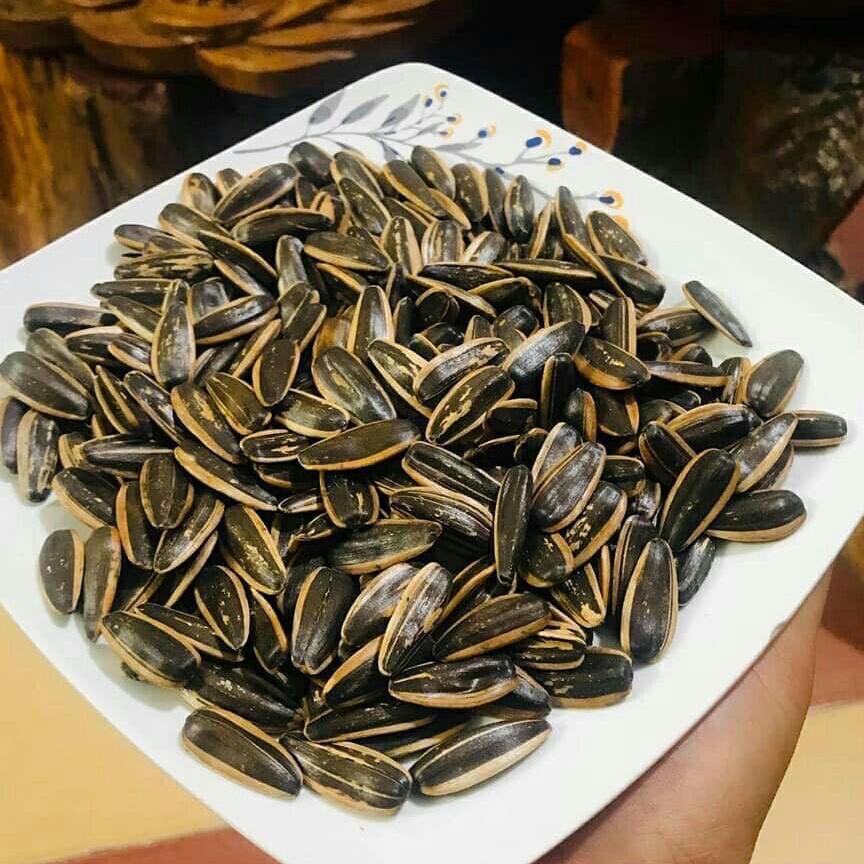 1kg hạt hướng dương mix táo đỏ óc chó caramen dầu dừa