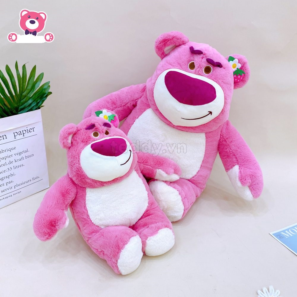 GẤU BÔNG DÂU LOSTO NGỒI MÙI THƠM DÂU