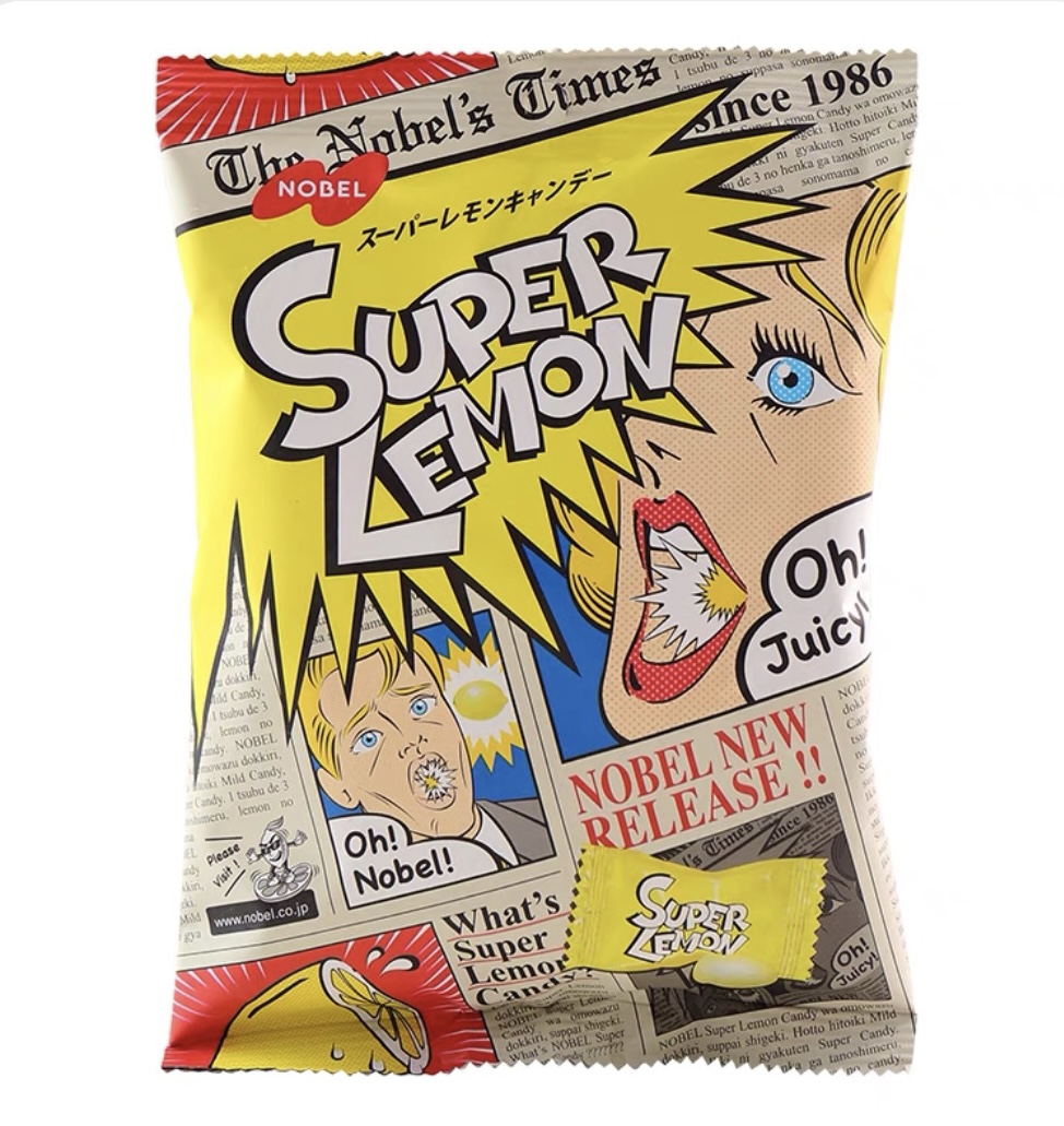 Kẹo siêu chua Nhật Bản 3 vị Super Lemon Cola Soda