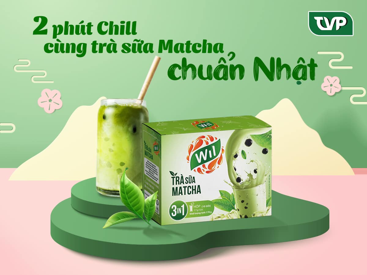 TRÀ BÍ ĐAO HẠT CHIA HÒA TAN 16 GÓI