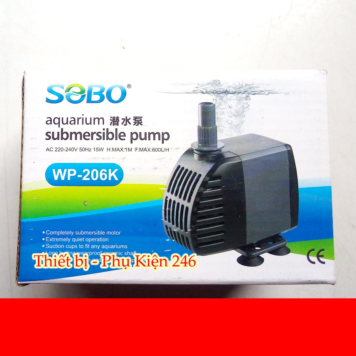 Máy bơm nước hồ cá La hán - Cá Dĩa - hồ cá thủy sinh WP-206K