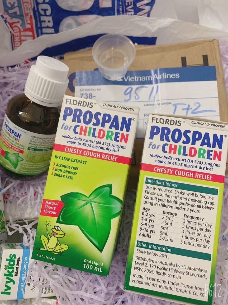 Siro ho Prospan Úc 100ml ( Hàng xách tay nội địa Úc)