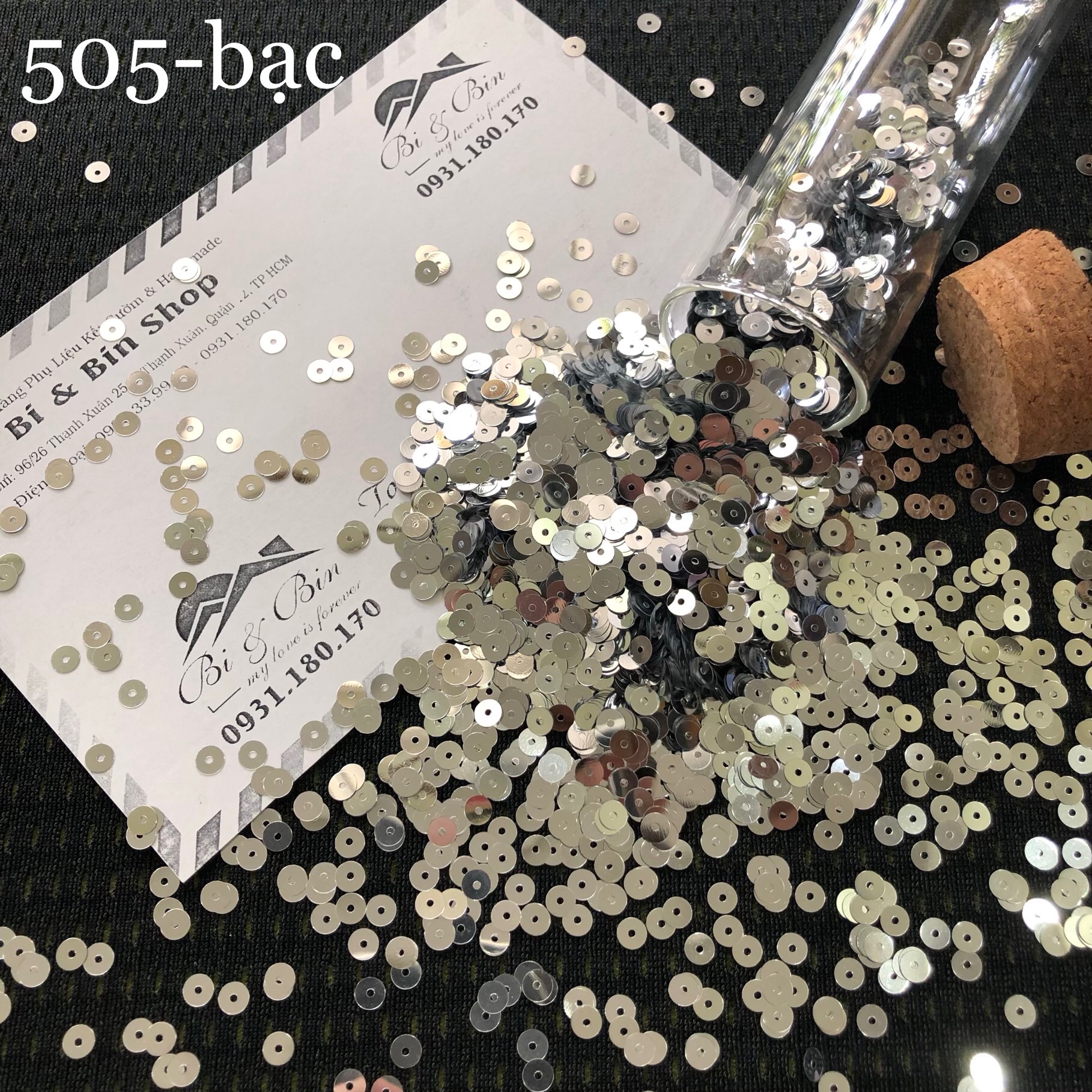 Kim Sa Vảy Cá (Phẳng) 5mm