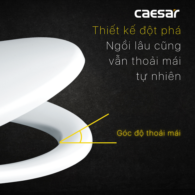CAESAR M232 Nắp Êm Bồn Cầu