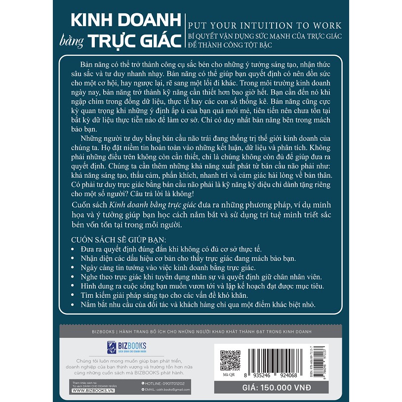 [HCM]Sách - Kinh Doanh Bằng Trực Giác