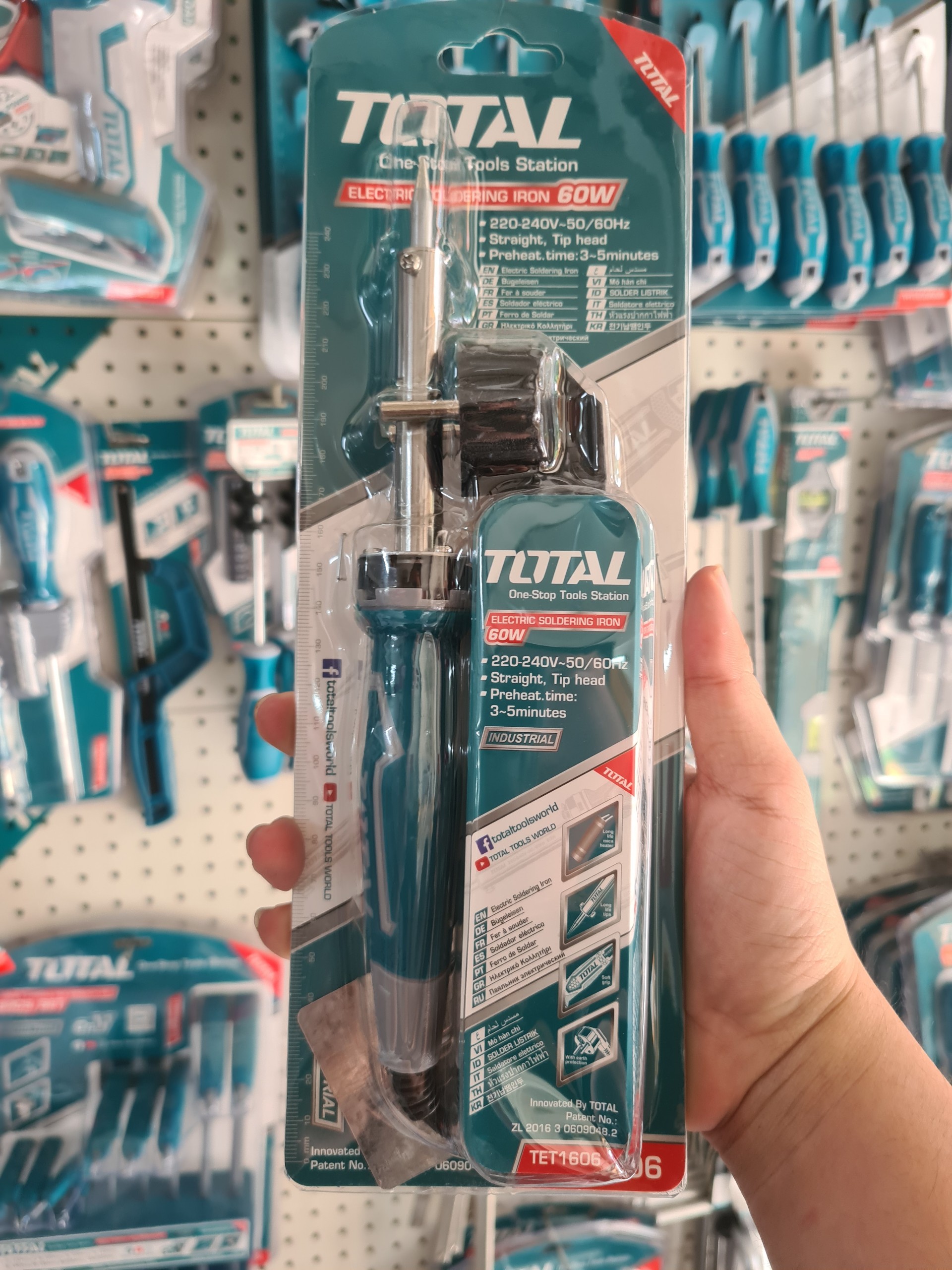 Mỏ hàn chì 60w tet1606 total