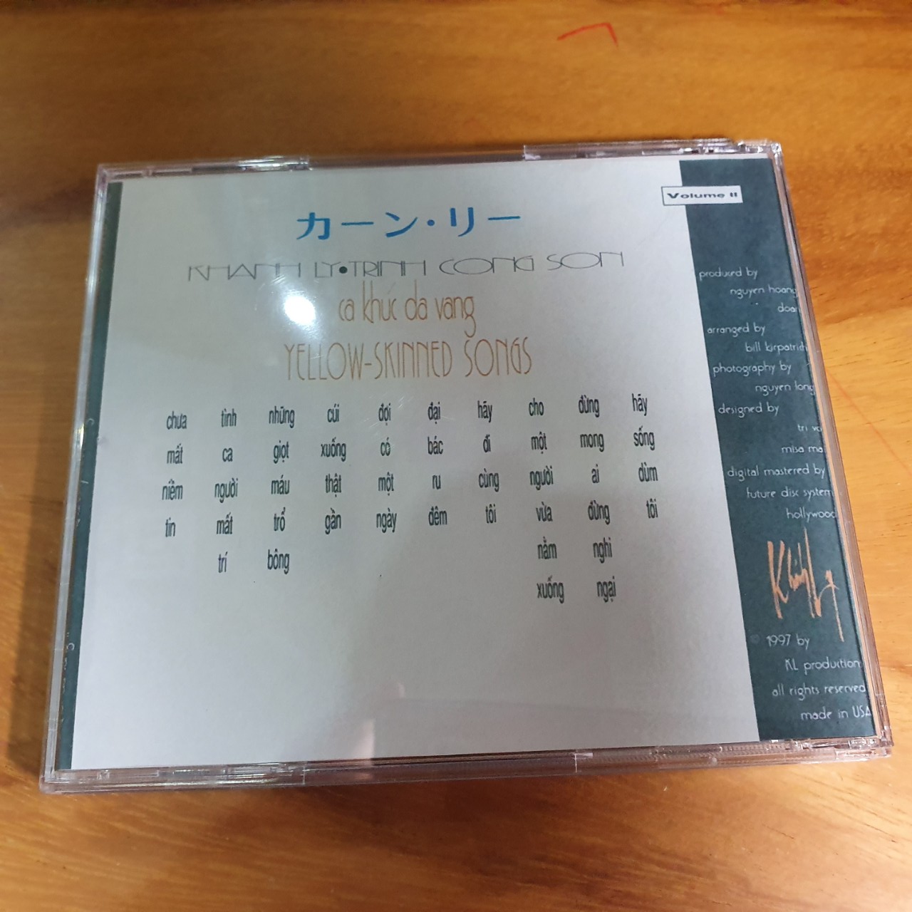 [MDCD] BỘ 4 CD KHÁNH LY - CA KHÚC DA VÀNG