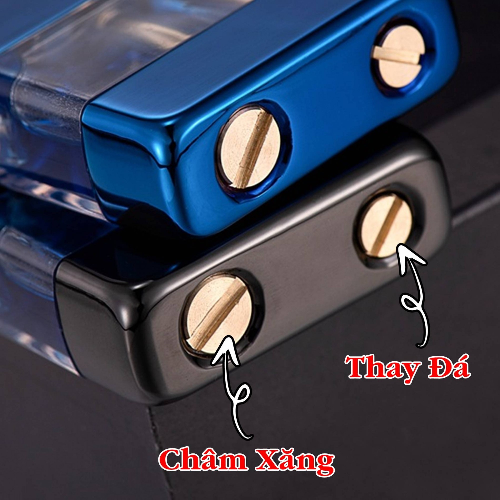 BẬT LỬA ZIPPO XĂNG LỘ THIÊN (FULL BOX) - (XÀI XĂNG) # TITAN ( ĐỦ MÀU )