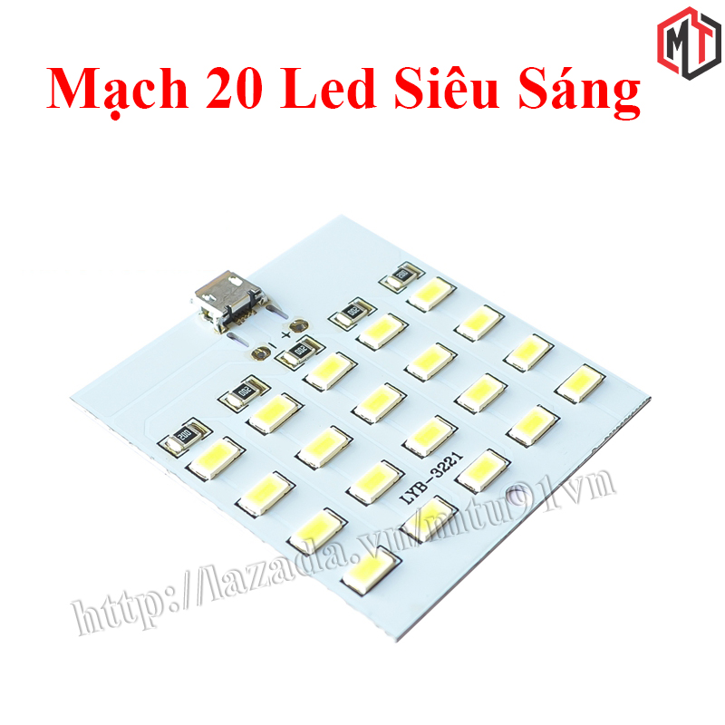 Mạch 20 Led Siêu Sáng USB 5V