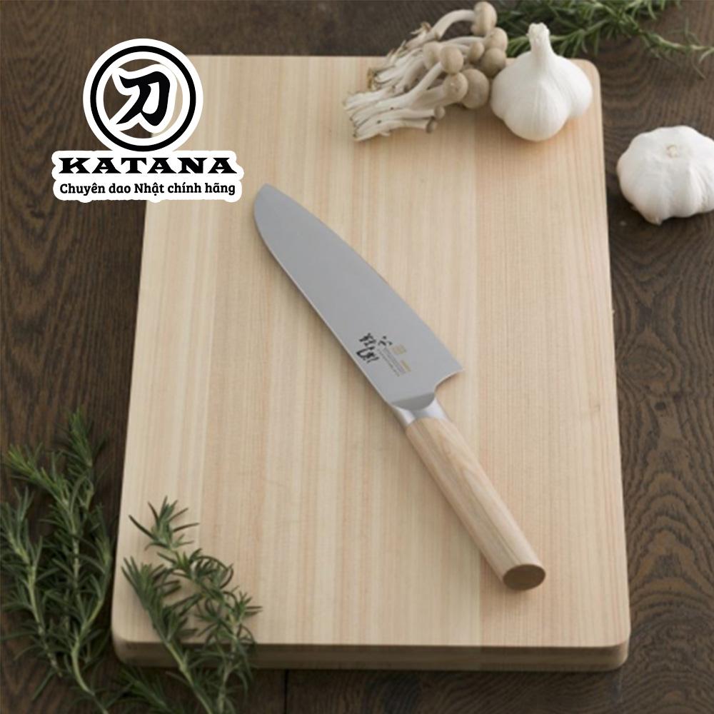 Dao bếp Nhật cao cấp KAI 10000CL Santoku AE5254 (165mm)