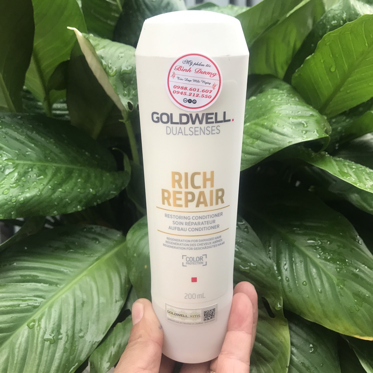 Dầu xả phục hồi tóc siêu mượt Goldwell Rich Repair Conditioner 1000ml