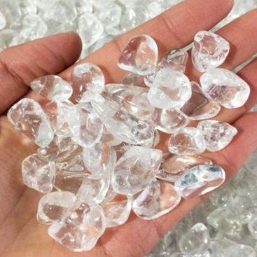 5 Kg đá thạch anh vụn trắng đánh bóng