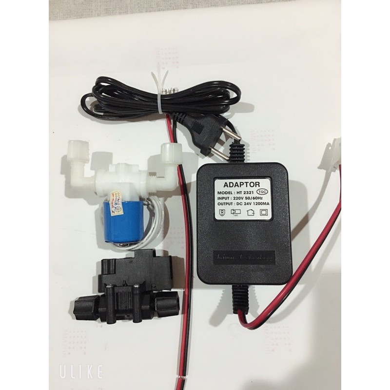 Adapter 24v Van Áp Cao Van Điện Từ  và dây nối