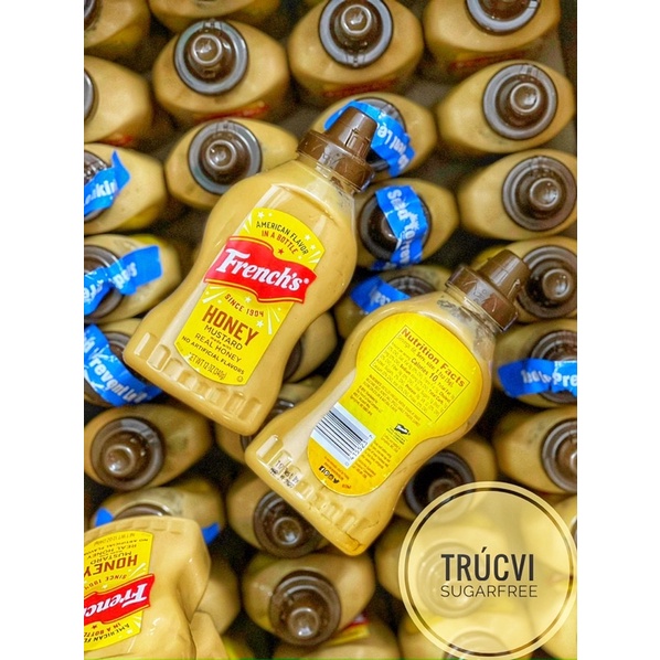 Sốt FRENCH’S Honey Mustard Sauce ( ăn kiêng, eat clean)
