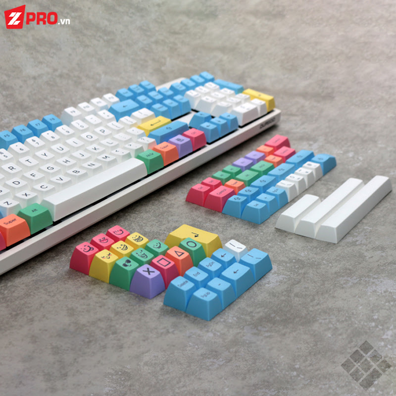 Bộ Keycap PBT Chalk SA Profile 157 Phím - zpro.vn