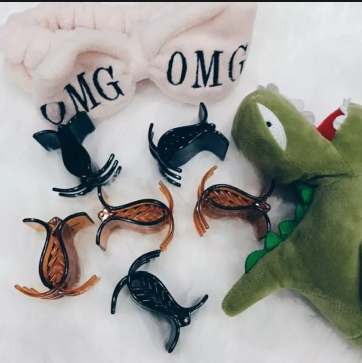 combo 12 cái kẹp tóc càng cua 3 răng