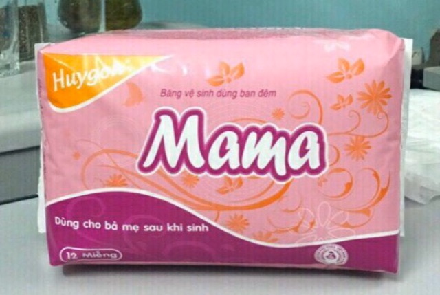 Bỉm Mama gói 12 miếng cho mẹ sau sinh