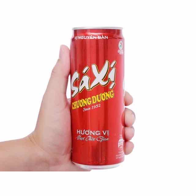 Lốc 6 Lon Xá Xị Chương Dương 330ml